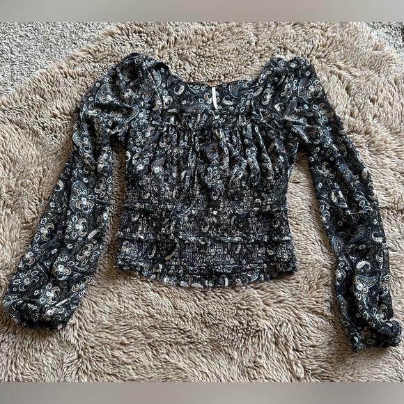 FREE PEOPLE TOP XS - Picture 1 of 9